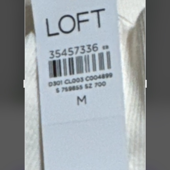 LOFT Ribbed Mock Neck Top - Picture 2 of 7